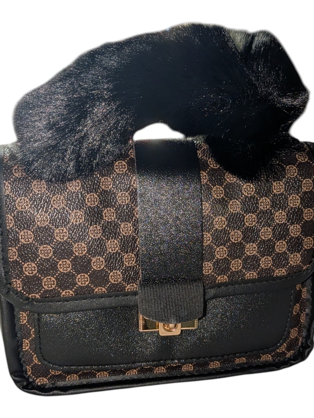 Women's brown luxurious fashion style hand bag